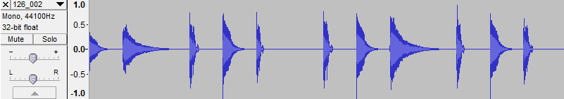 Compressed waveform