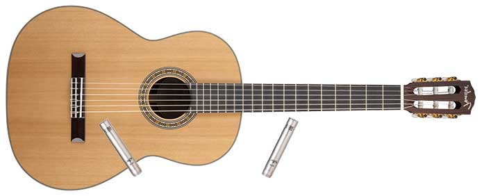 Stereo spaced guitar front
