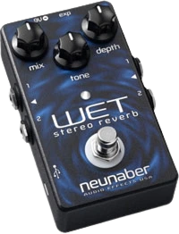 Figure 1 - A typical reverb foot pedal unit used by a guitar Reverb foot pedal