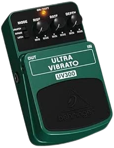 Figure 1 - Vibrato guitar pedal Vibrato foot pedal